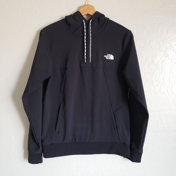 The North Face Tekno Fresh Hoodie Pullover Softshell Jacket Black Size Womens XS - Picture 1 of 12